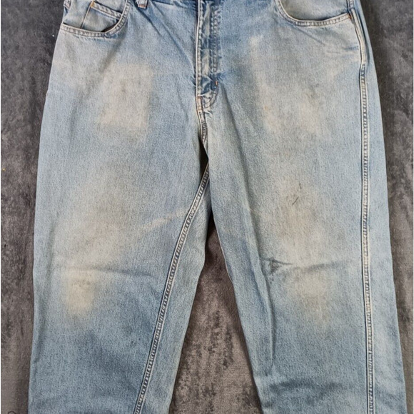 Flame resistant Jeans Men 40 Blue Denim Ultra Soft Relaxed Fit - Picture 13 of 16
